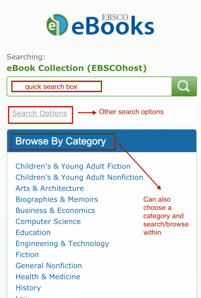 Accessing EBSCO EBooks Just Got Easier - Bronfman Business Library